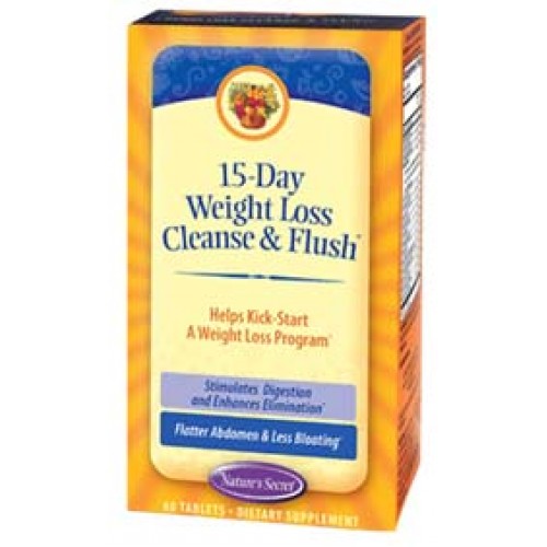 Nature's Secret 15 Day Weight Loss Cleanse & Flush 60 Tabs
