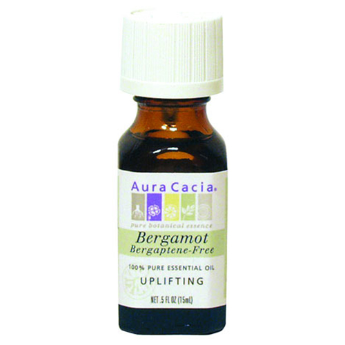 Aura Cacia Bergamot Essential Oil (Bergaptene-Free) .5oz