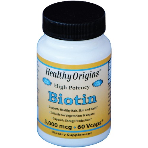 Healthy Origins Biotin 5000 mcg 60vc