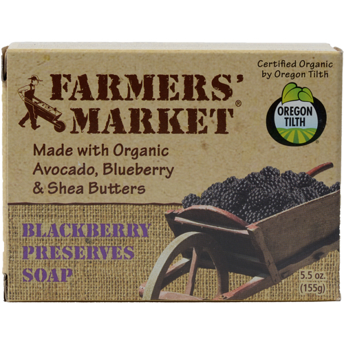 Farmers Market Bar Soap Blackberry Preserves 5.5oz