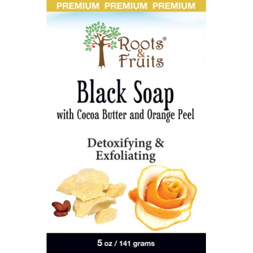 Bio Nutrition Roots & Fruits Bar Soap Black Premium 5oz