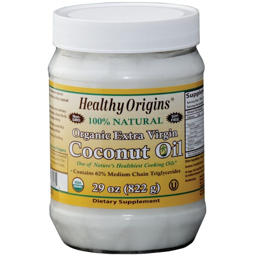 Healthy Origins Coconut Oil Extra Virgin Organic 29oz