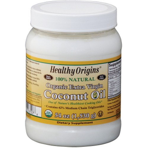 Healthy Origins Coconut Oil Extra Virgin Organic 54oz