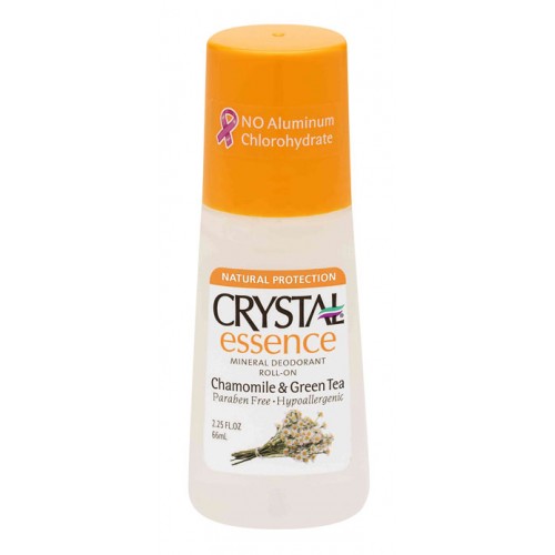 Crystal Essence Deodorant Roll-On Chamomile & Green Tea 2.25oz