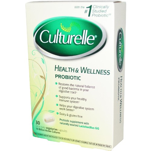 Culturelle Probiotic Vegetarian Health & Wellness Capsules 30cp