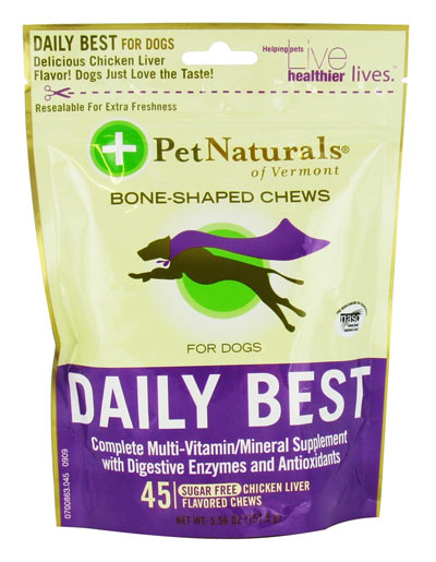 Pet Naturals Daily Best For Dogs 45ct