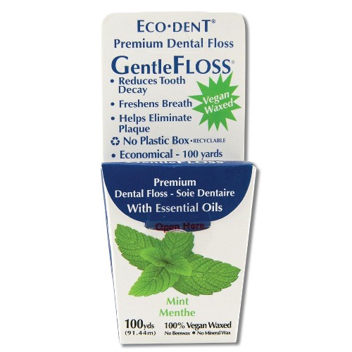 Eco-dent Dental Floss Mint 6/100 Yards