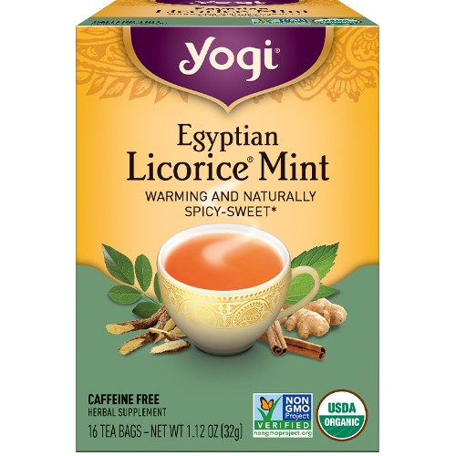 Yogi Tea Company Egyptian Licorice Mint 16bg