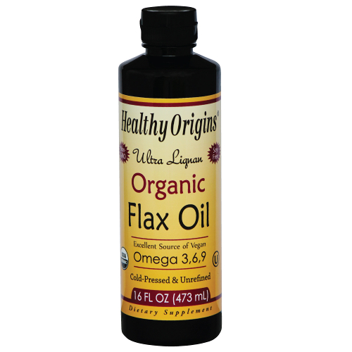 Healthy Origins Flax Oil Ultra Lignan Organic 16oz