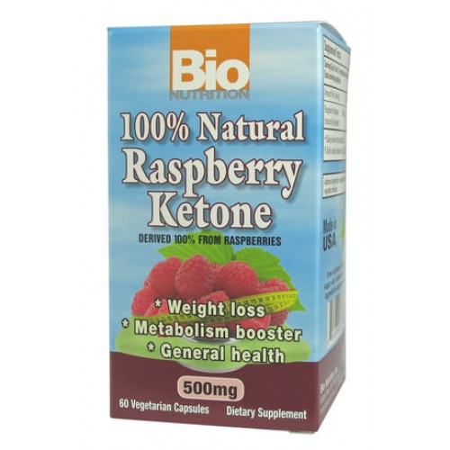 Bio Nutrition Raspberry Ketones 100% Natural 500mg 60vc