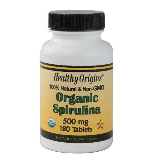 Healthy Origins Spirulina Organic 500mg 180tb