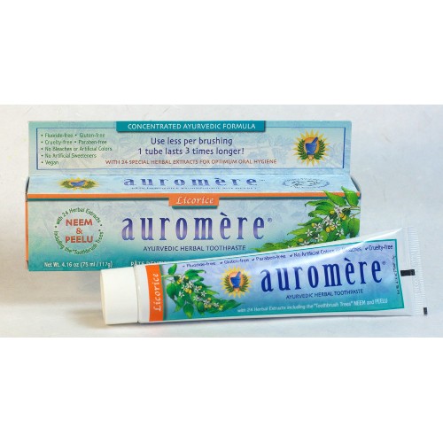 Auromere Toothpaste Licorice 4.16oz