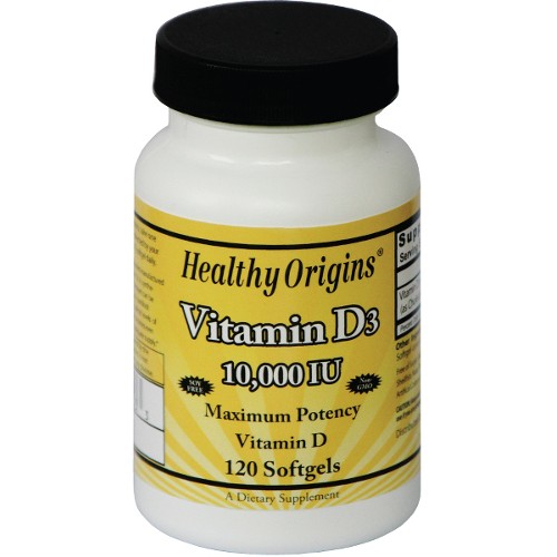 Healthy Origins Vitamin D3 10,000iu Olive Oil 120sg