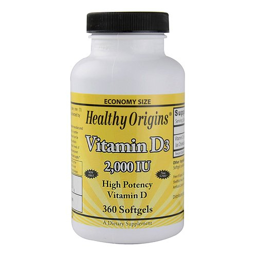Healthy Origins Vitamin D3 2000iu Olive Oil 360sg