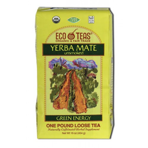 EcoTeas Yerba Mate Loose Organic 1lb