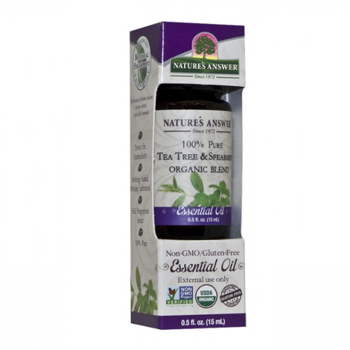 Nature's Answer Essential Oils Tea Tree & Spearmint .5oz