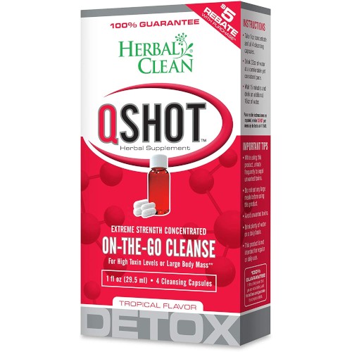 Herbal Clean Q-Shot 1oz/4cp (Replaced Super Q Caps)