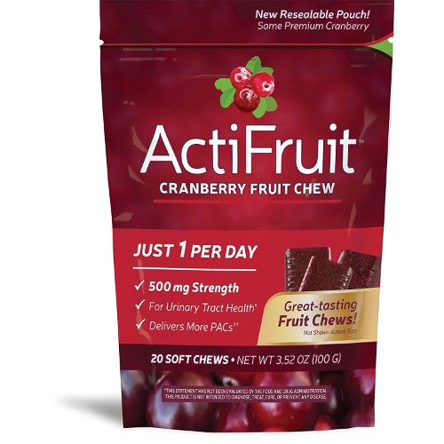Enzymatic Therapy Actifruit Cranberry Chew 20tb