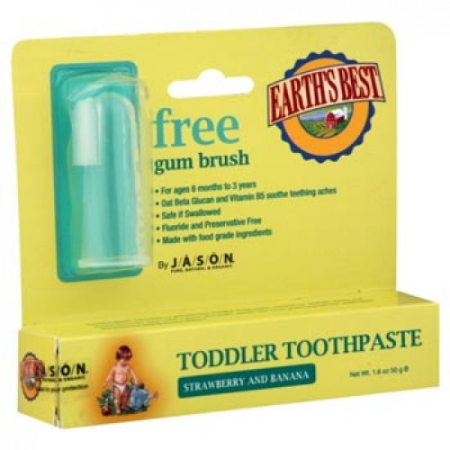 Earth\'s Best Baby Toddler Toothpaste 1.6oz