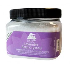 White Egret Bath Crystals Lavender 16oz