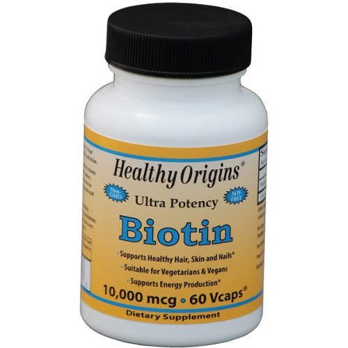 Healthy Origins Biotin 10,000 mcg 60vc