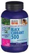 Health From The Sun Black Currant Oil 500 Mg 90 Sftgl