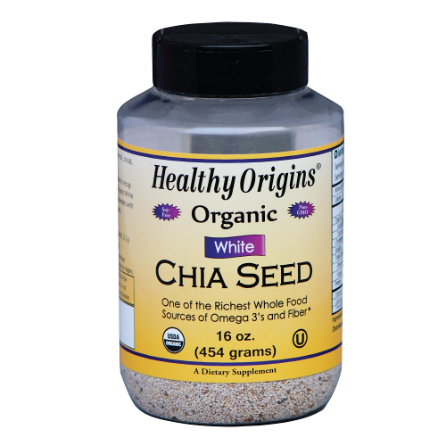 Healthy Origins Chia Seeds White Organic 16oz