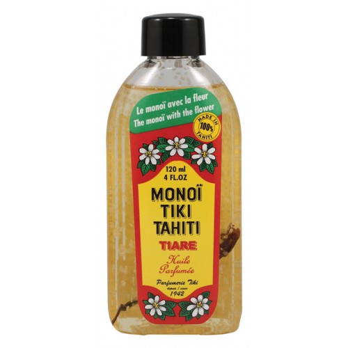 Monoi Tiki Tahiti Coconut Oil Tiare Gardenia 4oz