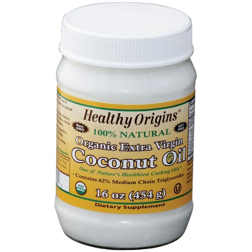 Healthy Origins Coconut Oil Extra Virgin Organic 16oz