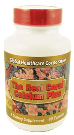 Global Healthcare The Real Coral Calcium  90cp