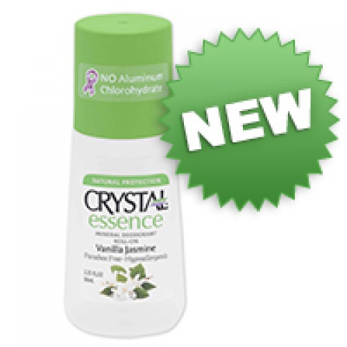 Crystal Deodorant Essence Roll-On Vanilla Jasmine 2.25oz