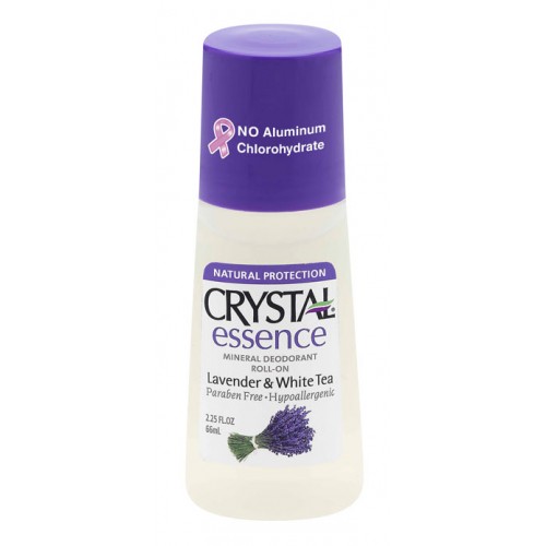 Crystal Essence Deodorant Roll-On Lavender & White Tea 2.25oz