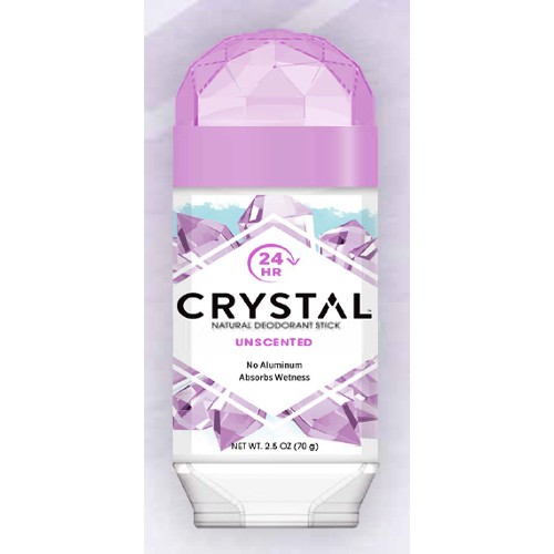 Crystal Deodorant Solid Stick Unscented 2.5oz