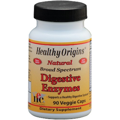 Healthy Origins Digestive Enzymes Broad Spectrum 90vc