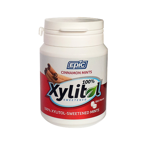 Epic Xylitol Mints Cinnamon Xylitol 180ct