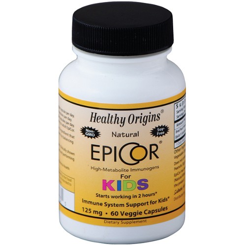 Healthy Origins Epicor For Kids 125mg 60vc