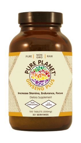 Pure Planet Ginseng Plus 500mg 100cp