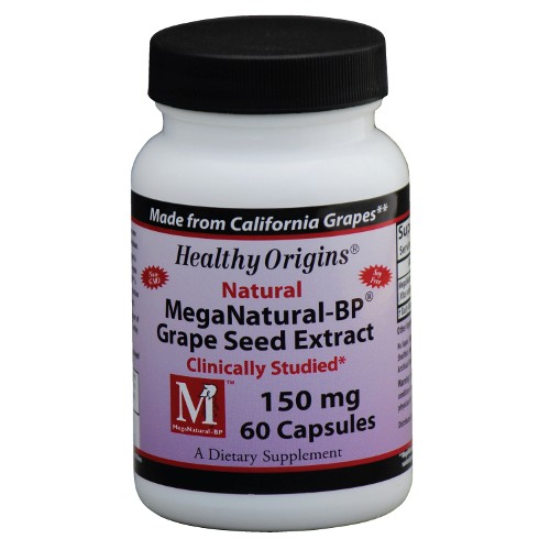 Healthy Origins MegaNatural BP Grape Seed Extract 150mg 60cp