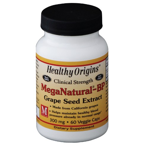Healthy Origins MegaNatural BP Grape Seed Extract 300mg 60cp