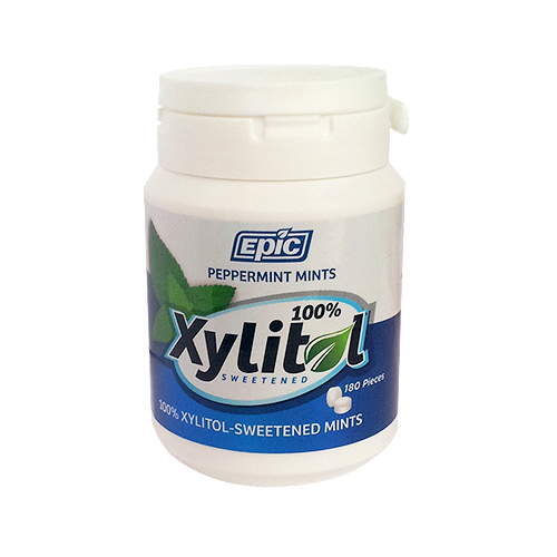 Epic Xylitol Mints Peppermint Xylitol 180ct
