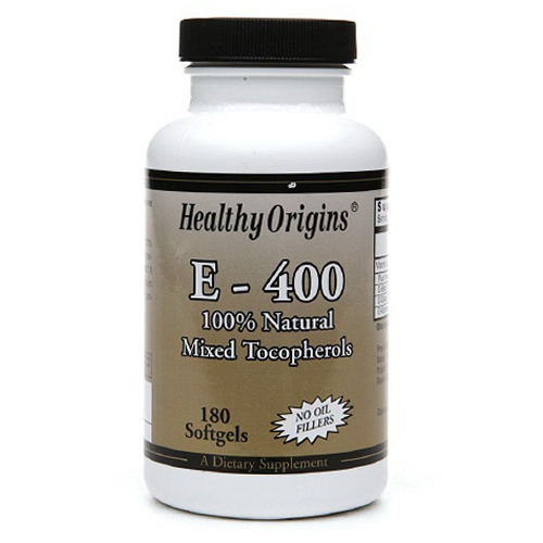 Healthy Origins Natural Vitamin E 400iu 180sg
