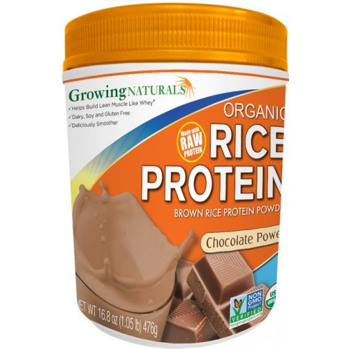 Growing Naturals Rice Drink Chocolate Powder Organic 1lb
