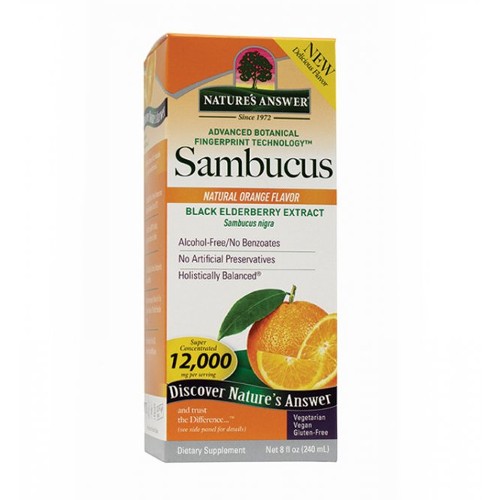 Nature's Answer Sambucus Super Concentrated Orange 8oz
