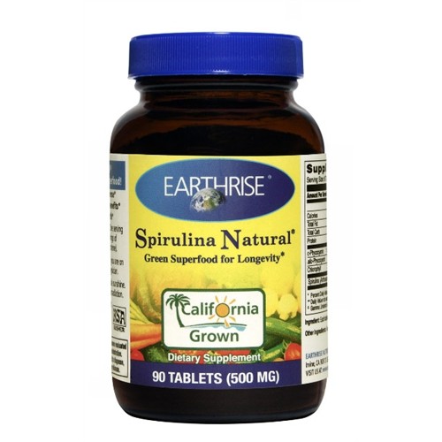 Earthrise Spirulina Natural® 500mg 90 Tabs