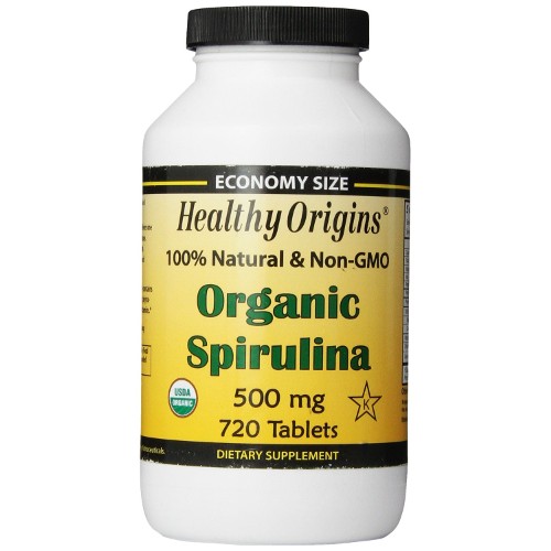 Healthy Origins Spirulina Organic 500mg 720tb