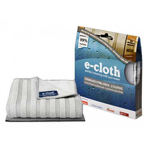 E-Cloth Stainless Steel Pack 2ct