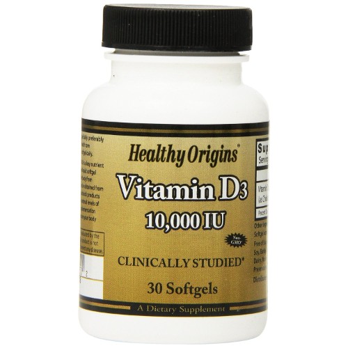 Healthy Origins Vitamin D3 10,000iu Olive Oil 30sg
