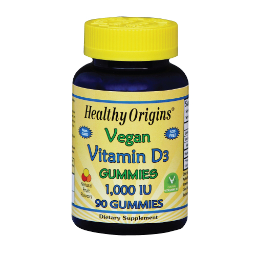 Healthy Origins Vit D3 1000iu Gummy Vegan 90 gummies