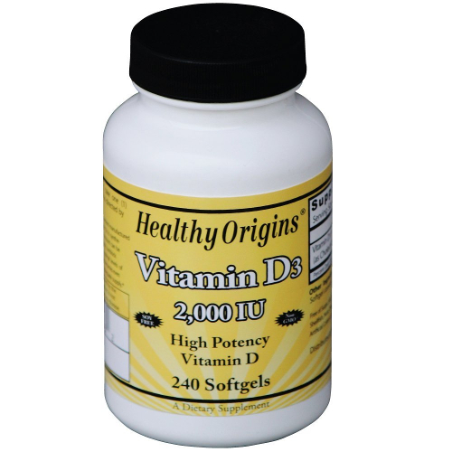 Healthy Origins Vitamin D3 2000iu Olive Oil 240sg