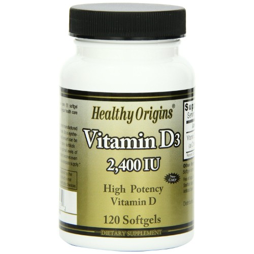 Healthy Origins Vitamin D3 2,400iu Olive Oil 120sg